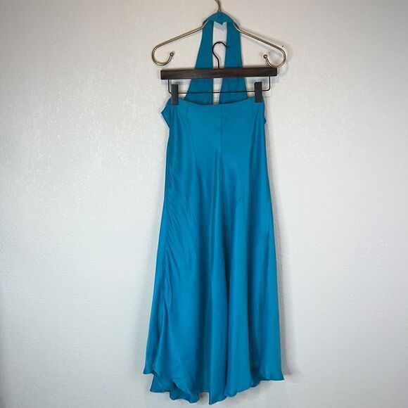 NWT Anthropologie Let Me Be Halter Slip Mini Dress Medium Petite - Picture 6 of 12